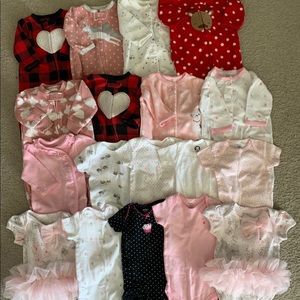 Bundle of 0-3 Months & 3 Months Baby Girl Clothing